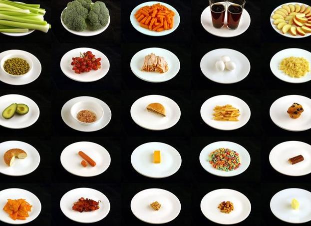 Как выглядят 200 килокалорий в разных продуктах